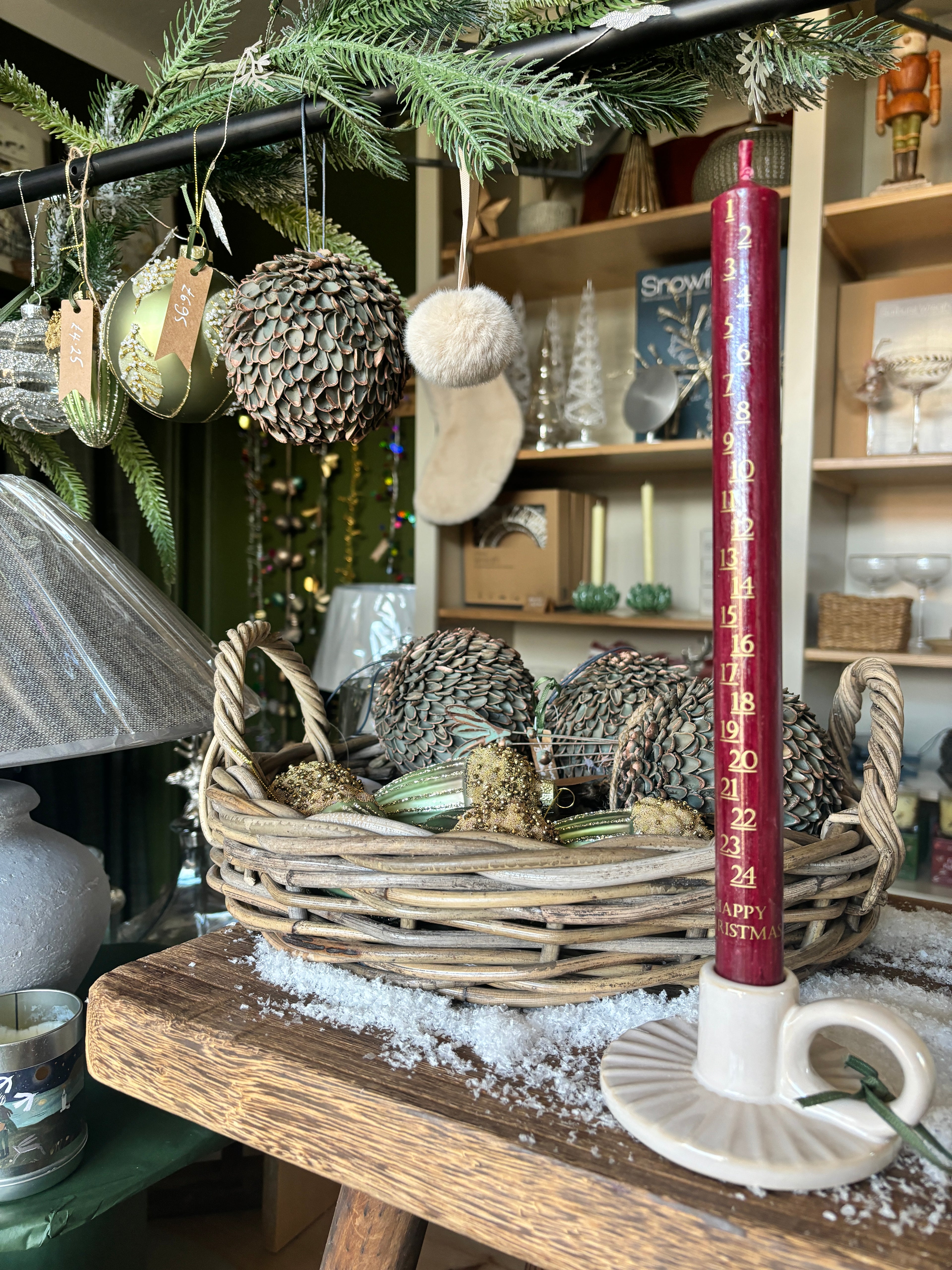 St Eval - Advent Candle in Red