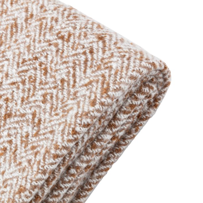 Duncan Herringbone Mohair Throw