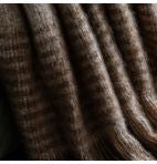 Mohair Brown Throw