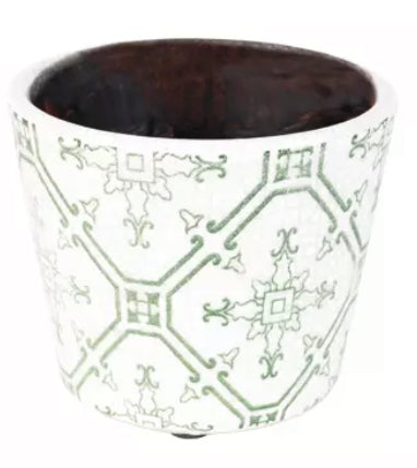 Old Style Green Dutch Plant Pot - Small - Amelia