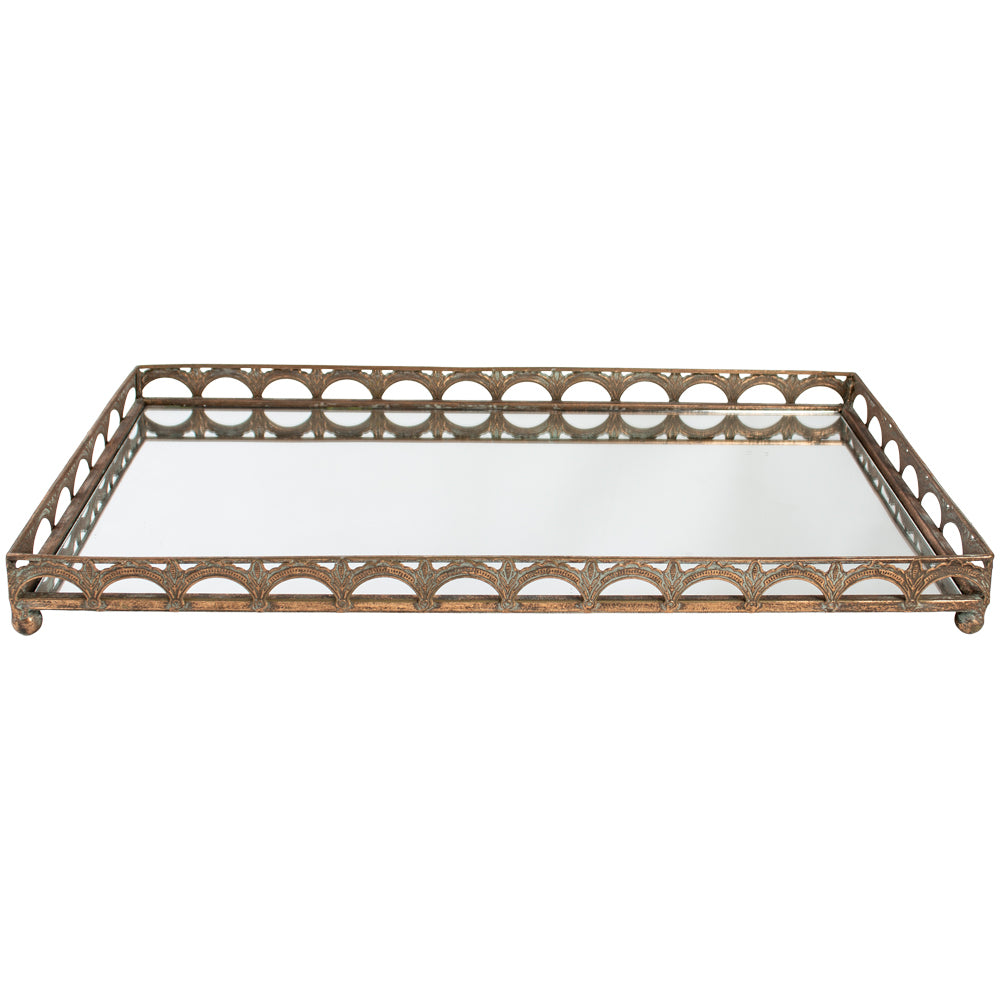 Ornate Mirror Tray