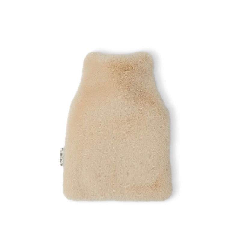 Chalk Mini Hot Water Bottle - Flat Fur Labrador