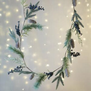 Blueberry and Fircone Garland