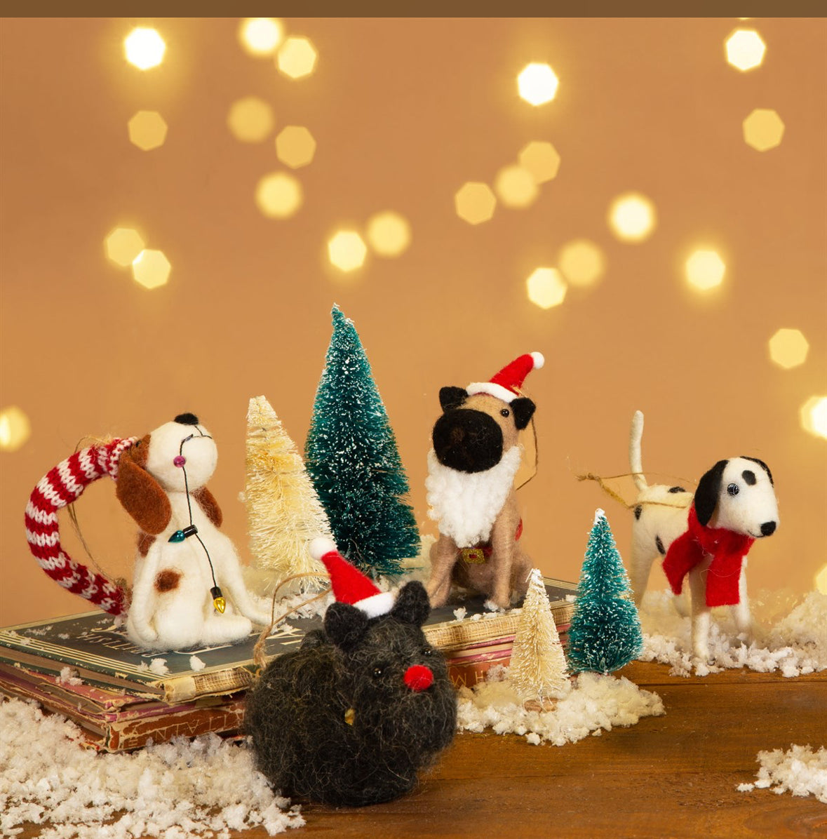 Pug Doggie - Felt Decoration