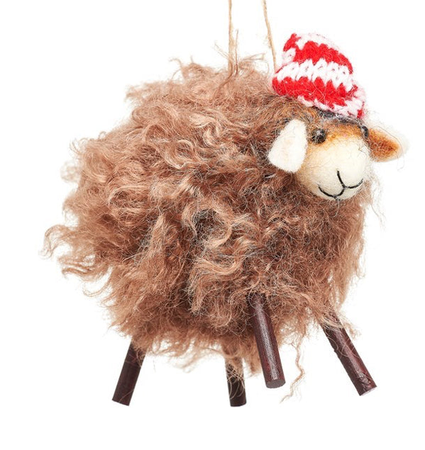 Woolley Sheep - Felt Decoration Assorted
