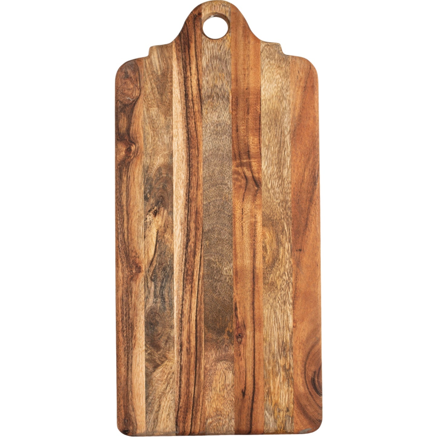 Acacia & Mango Wood Stripe Chopping Board