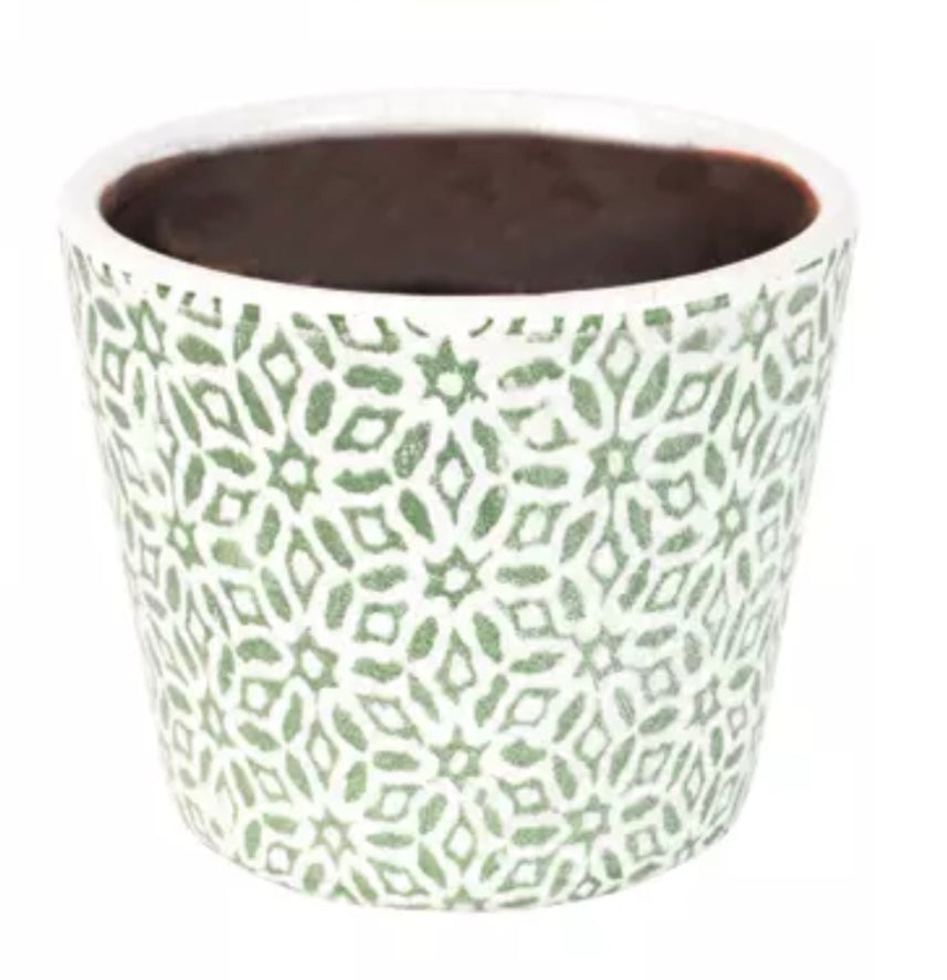 Old Style Green Dutch Plant Pot - Small - Aurelia