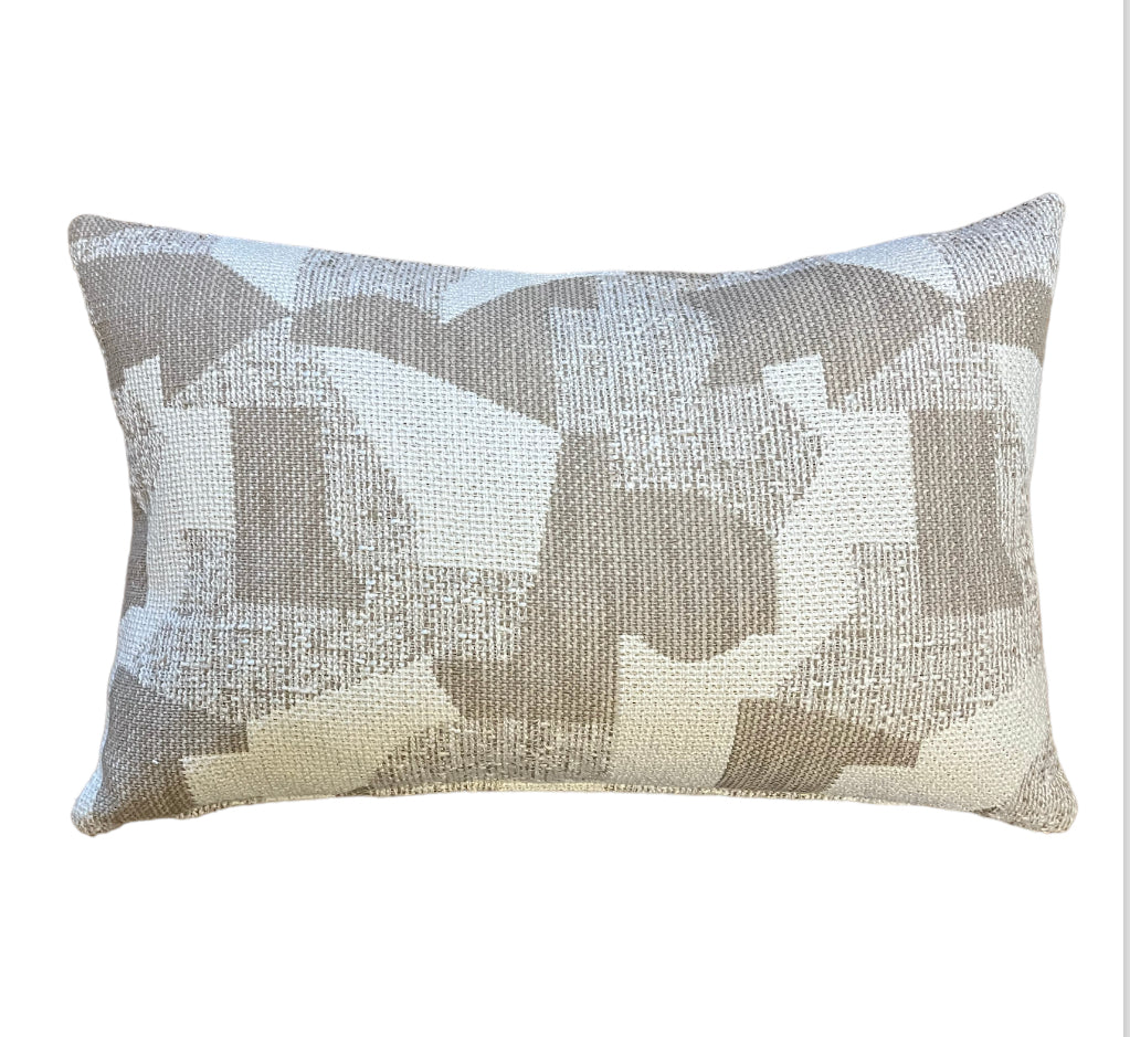 Bespoke - C&C Textured Geo Boucle Cushion