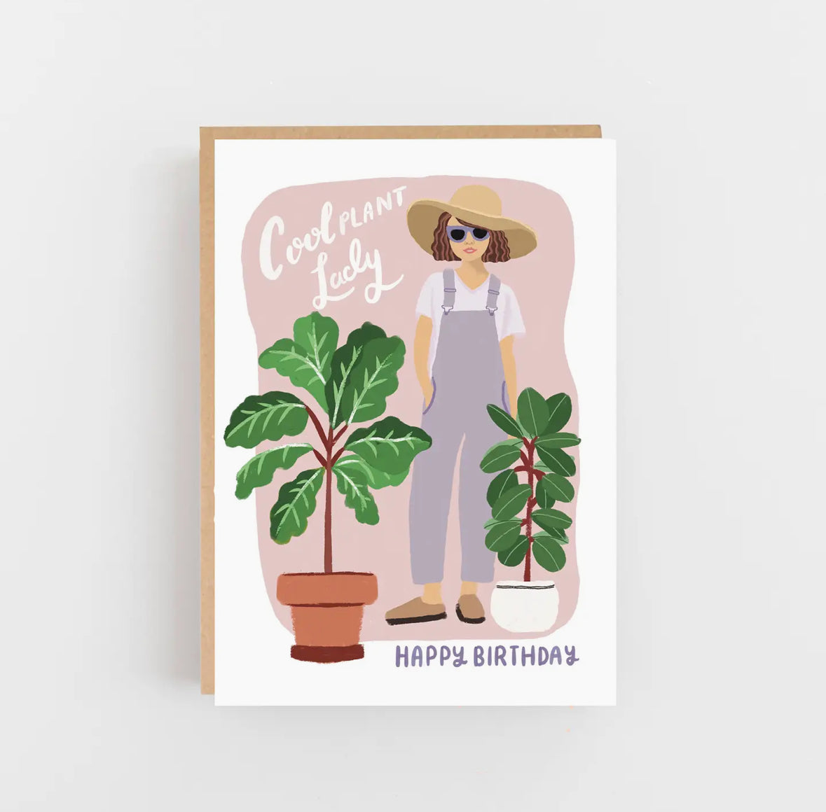Cool Plant Lady Greetings Card