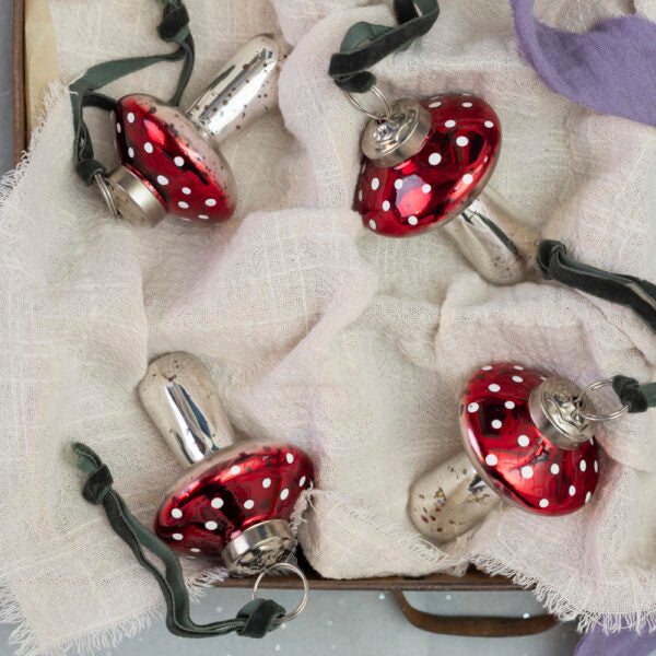 Toadstool hanging decoration