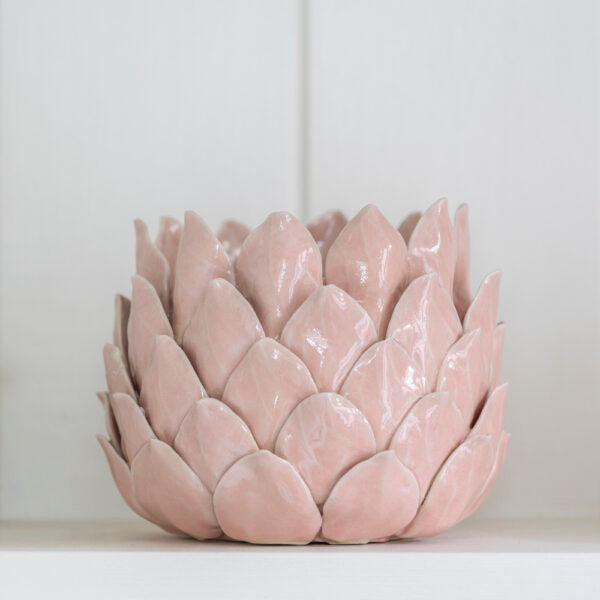 Flower- Planter blush large