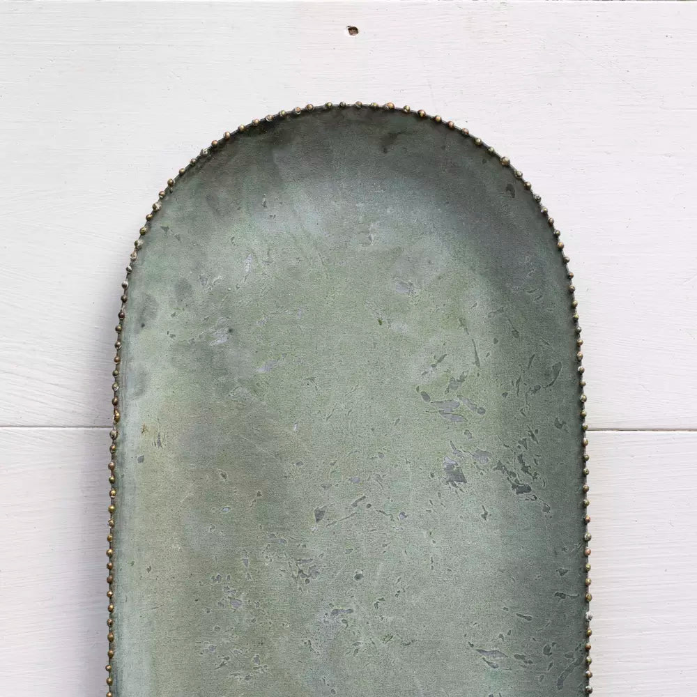 Bushwick Oblong Beaded Tray