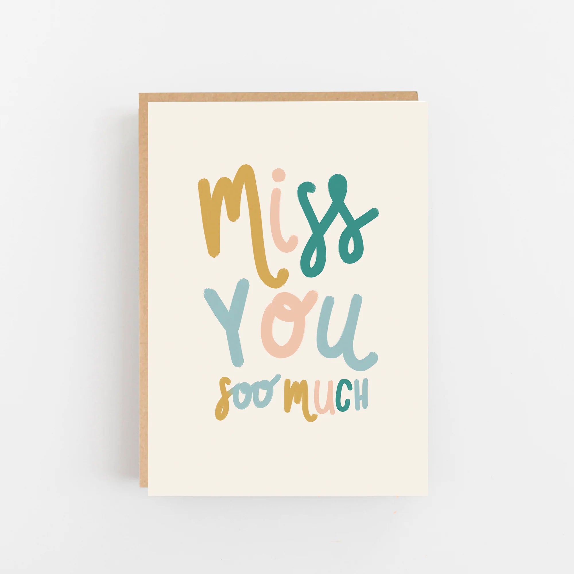 Miss You Soo Much Greetings Card
