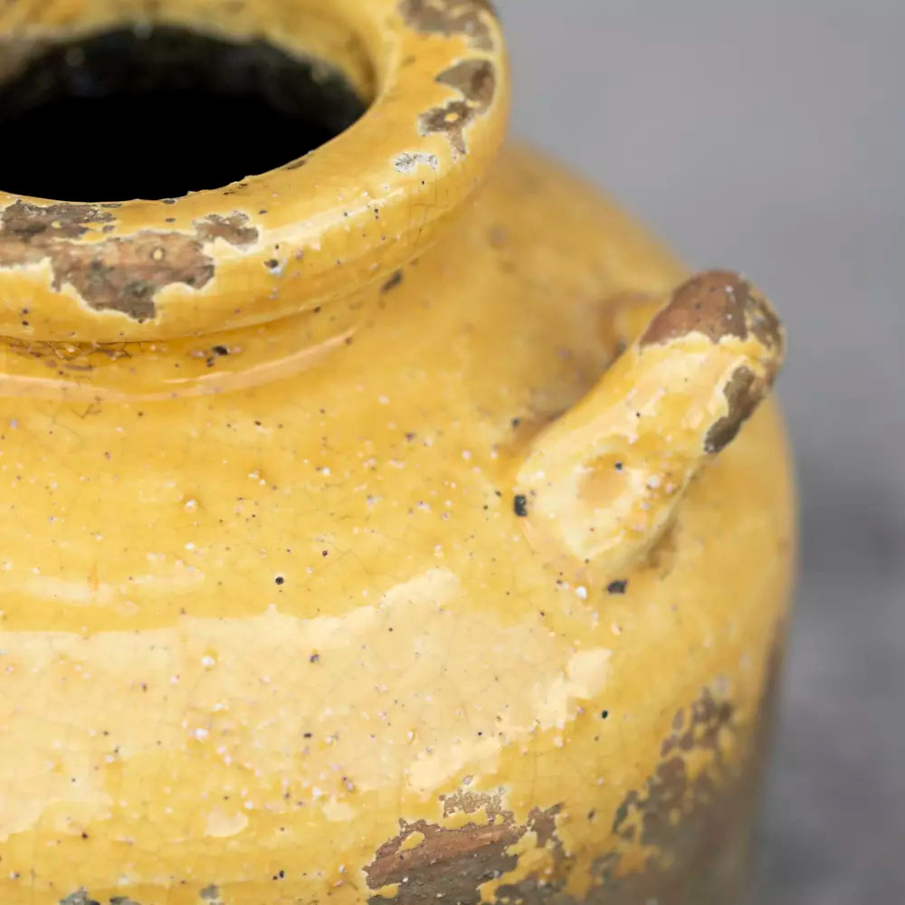 Lola - Yellow Terracotta Urn