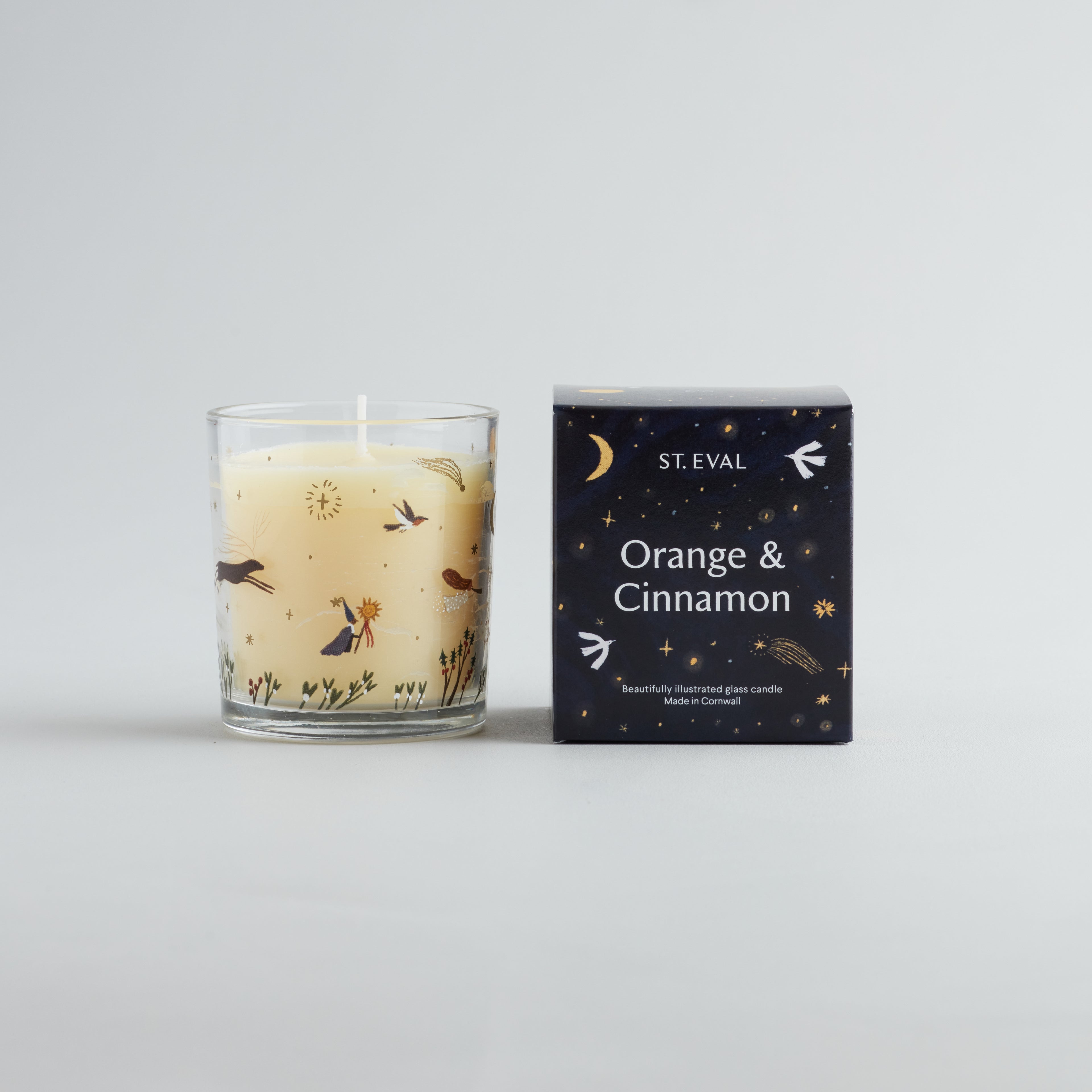 St Eval Wonderland Glass candle - Orange and Cinnamon