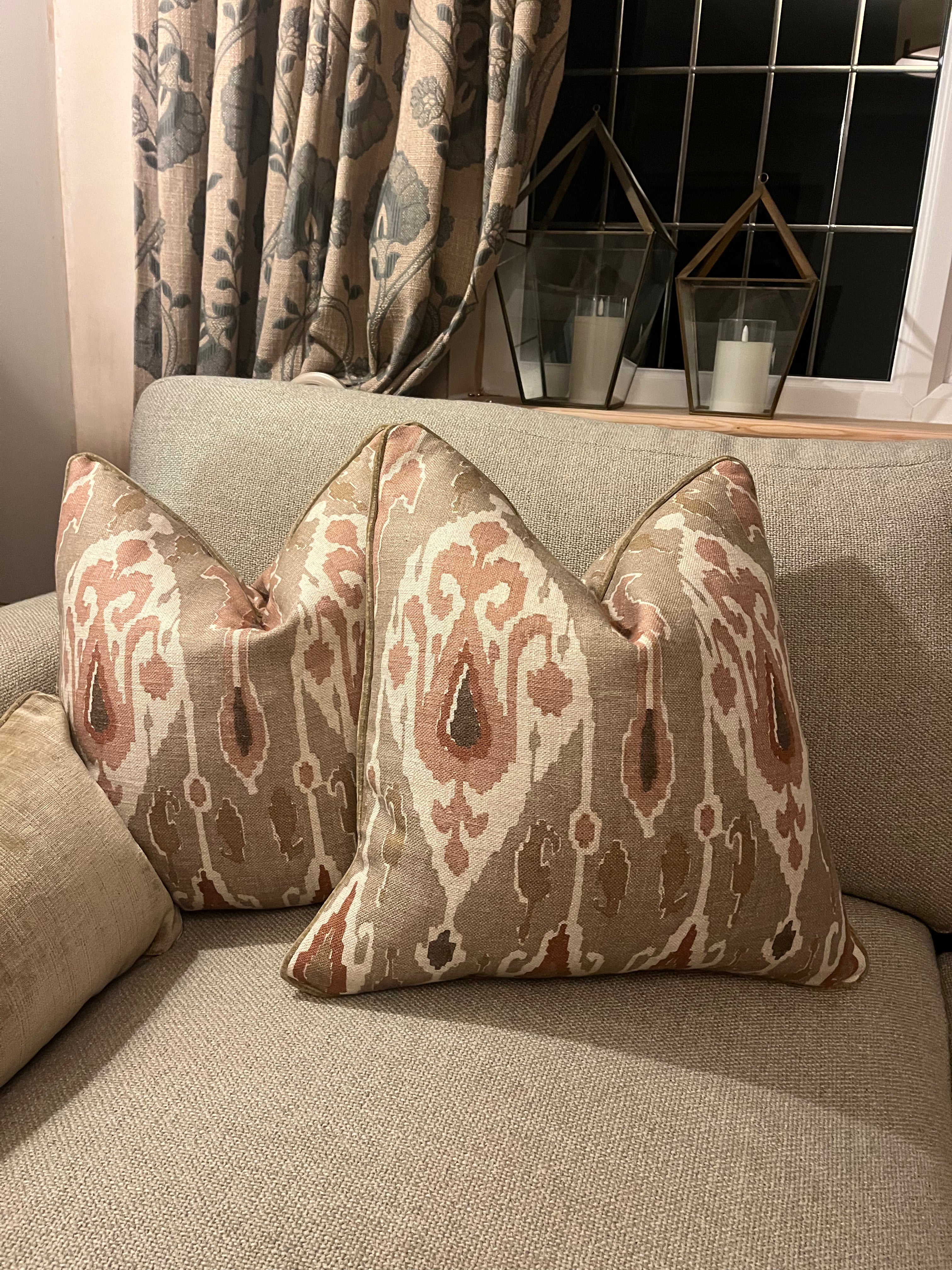 Bespoke - GP & J Baker lkat Natural Cushion