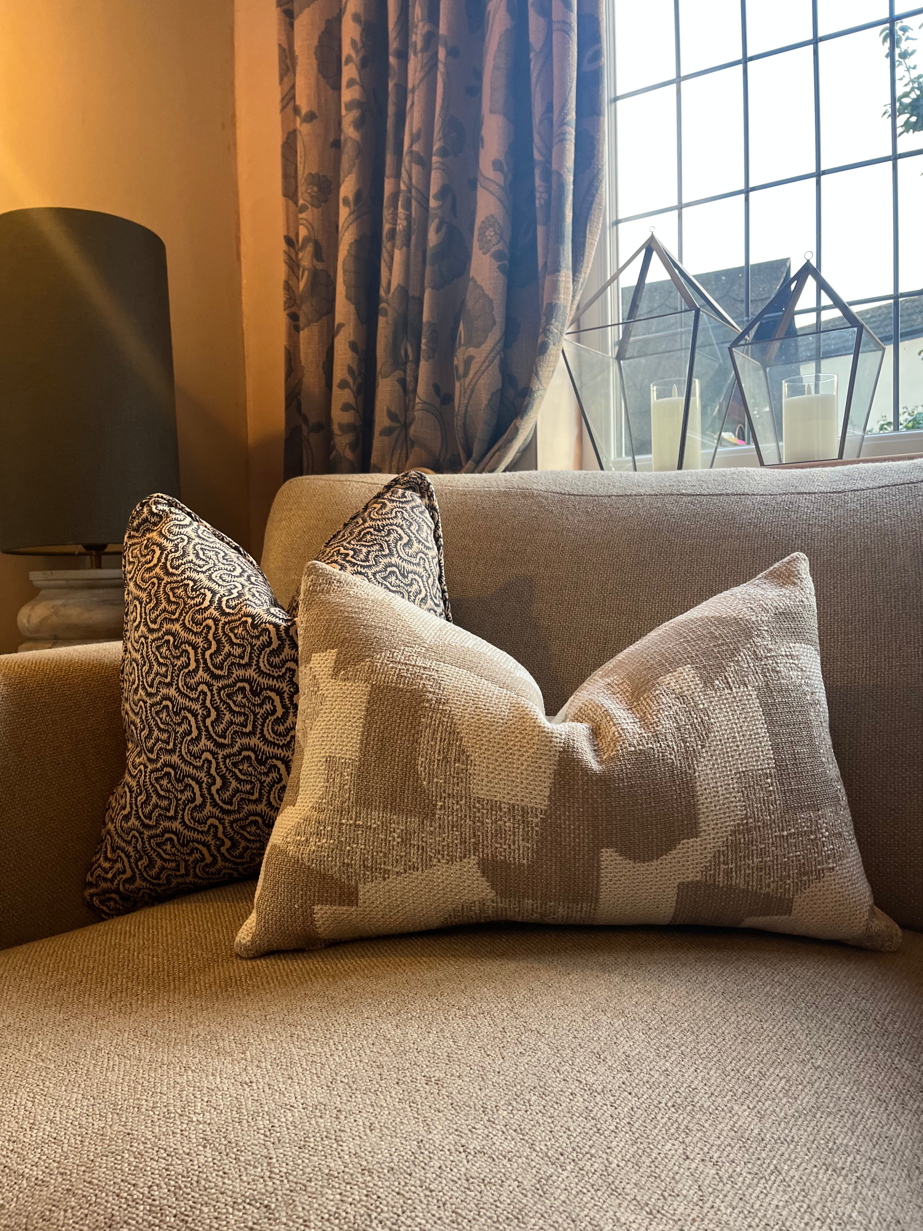 Bespoke - Linwood Polka Midnight Cushion
