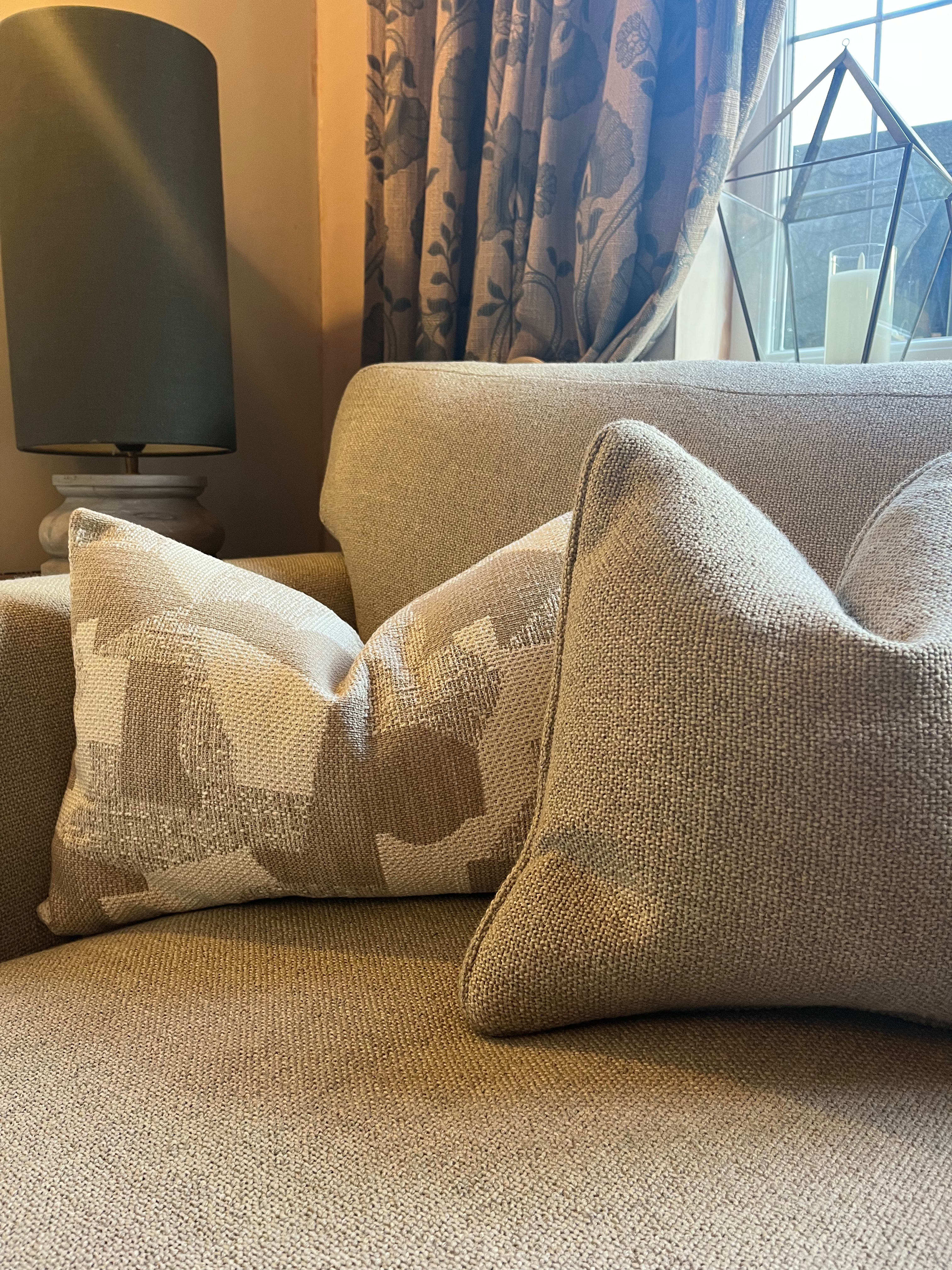 Bespoke - C&C Textured Geo Boucle Cushion