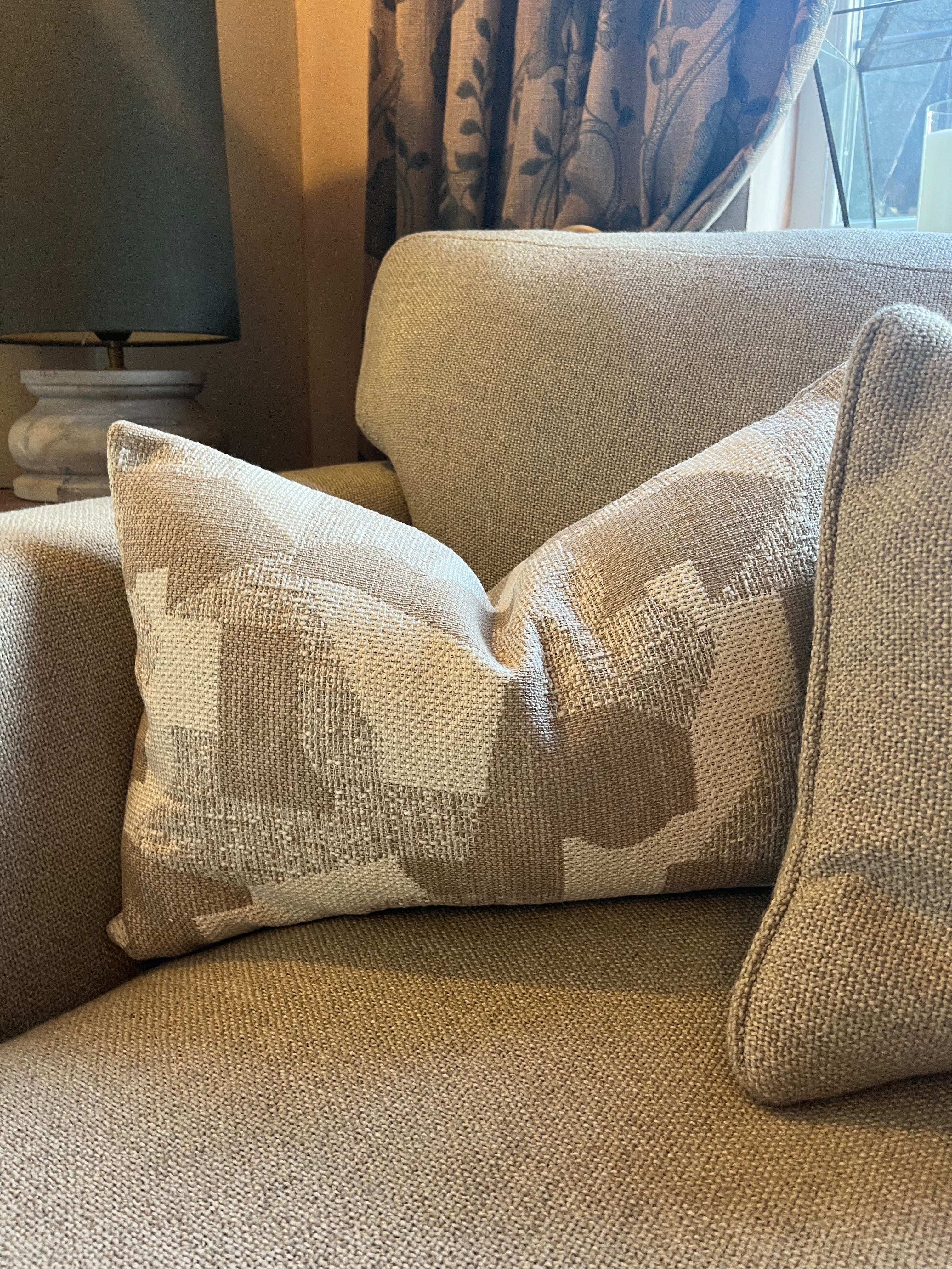 Bespoke - C&C Textured Geo Boucle Cushion