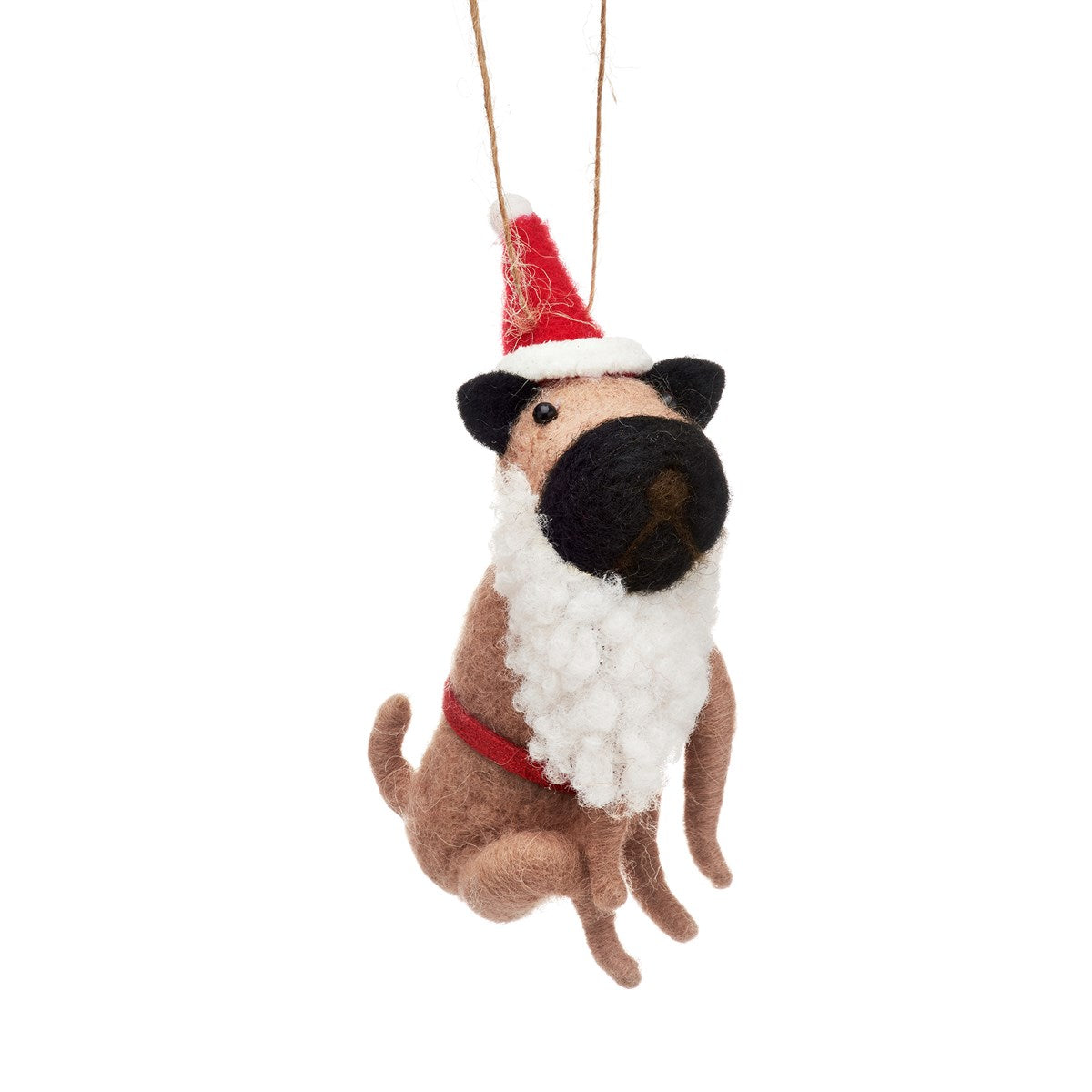 Pug Doggie - Felt Decoration