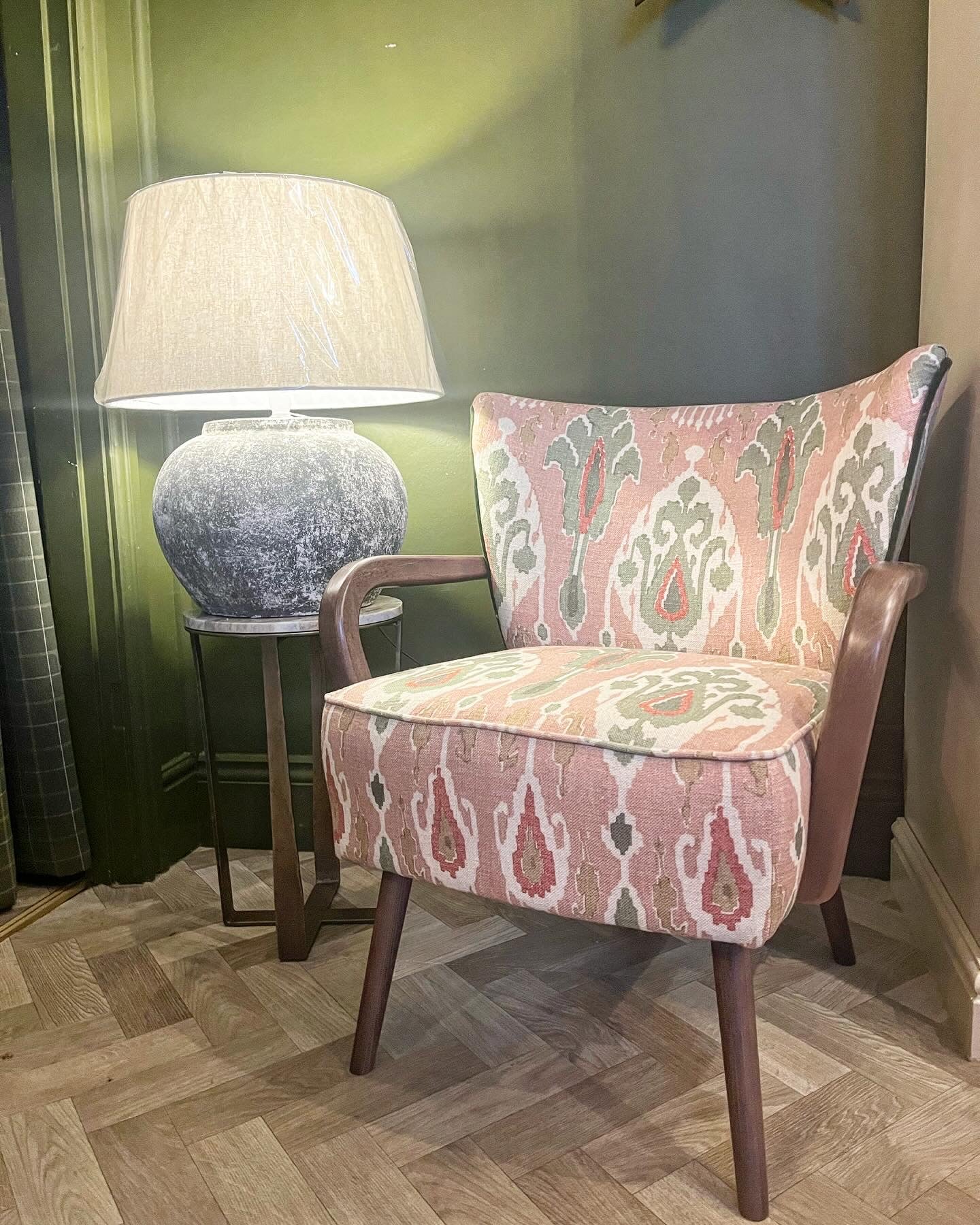 Miss Frieda - GP & J Baker Blush Ikat Chair - BESPOKE MADE TO ORDER
