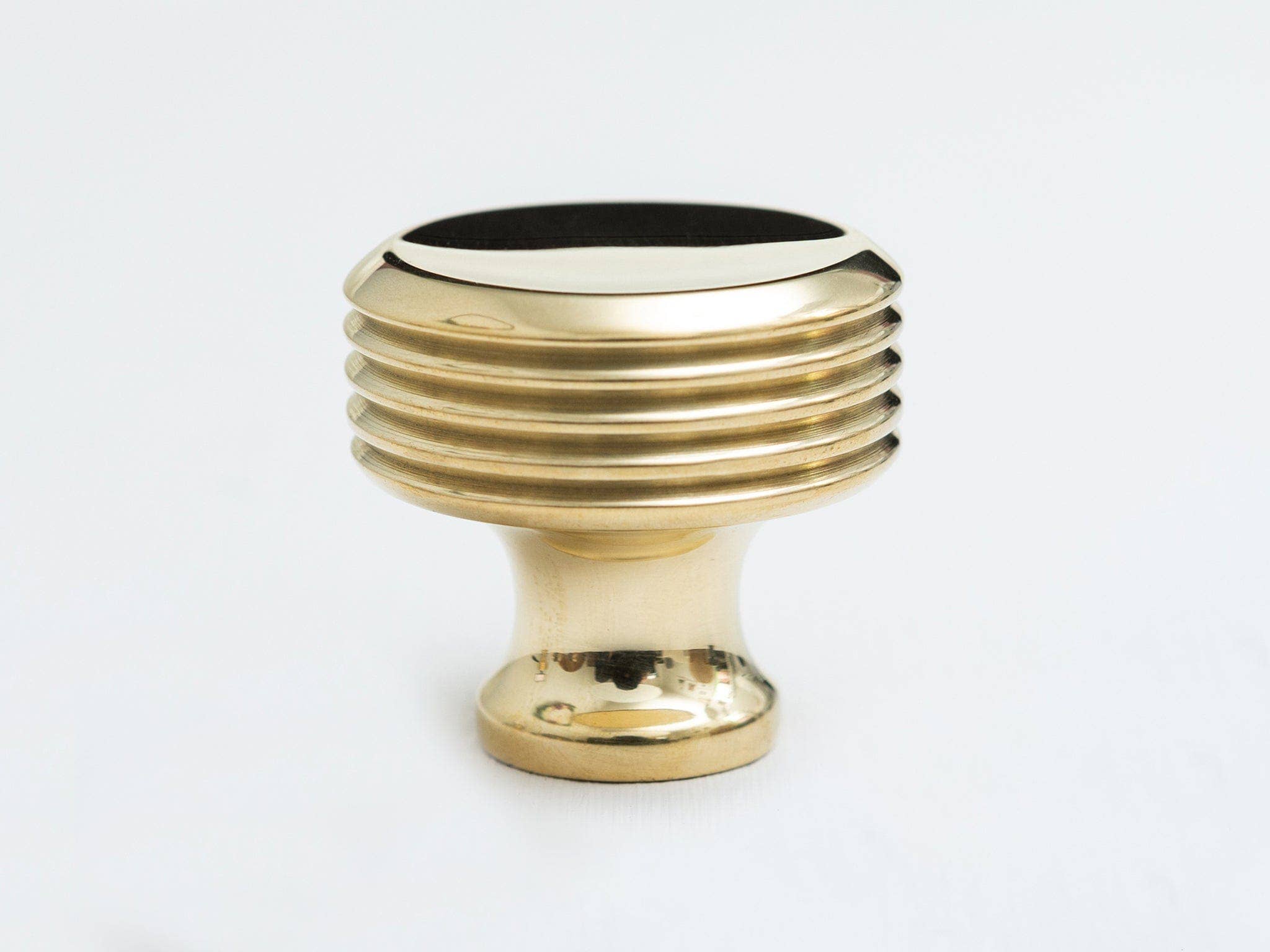 Solid Brass Kitchen Pull Handles & Knobs | Reeded Design