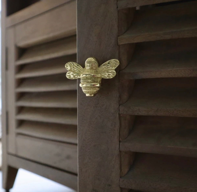 Brass Bee Knob