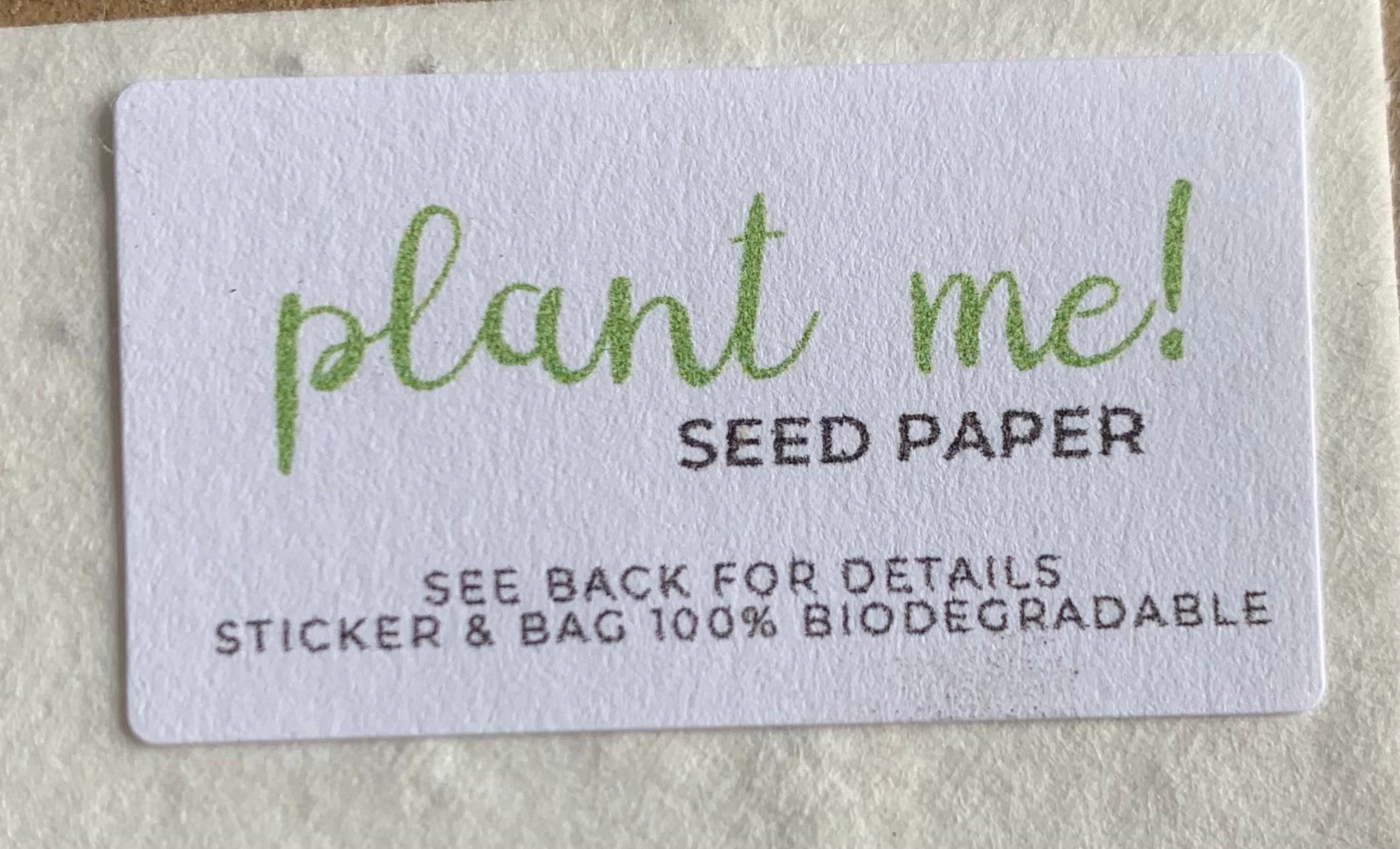 Happy Birthday Heart - Seed Paper Greetings Card