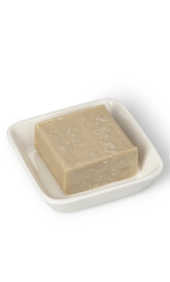 Chalk - White Porcelain Soap Dish