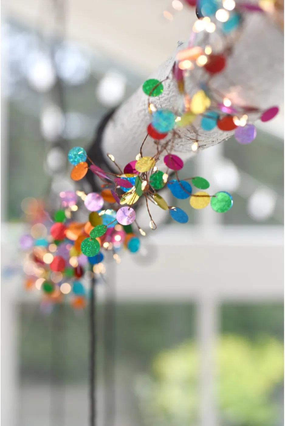 Confetti Multicoloured Garland - (Battery)