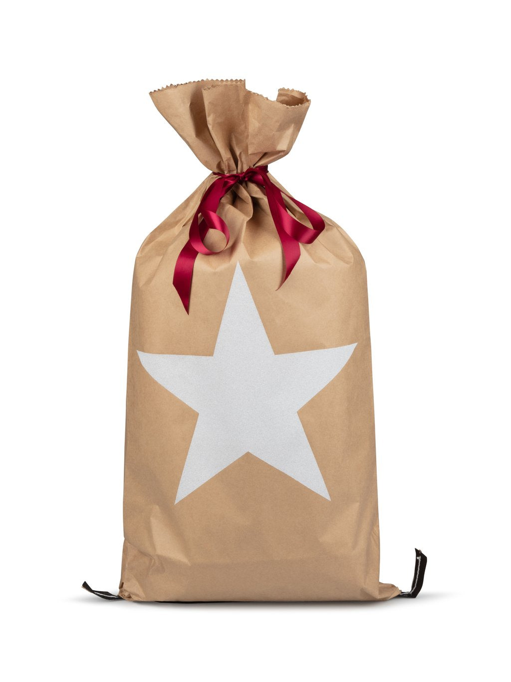 Chalk - Star Paper Sack (Natural & White Glitter Star)