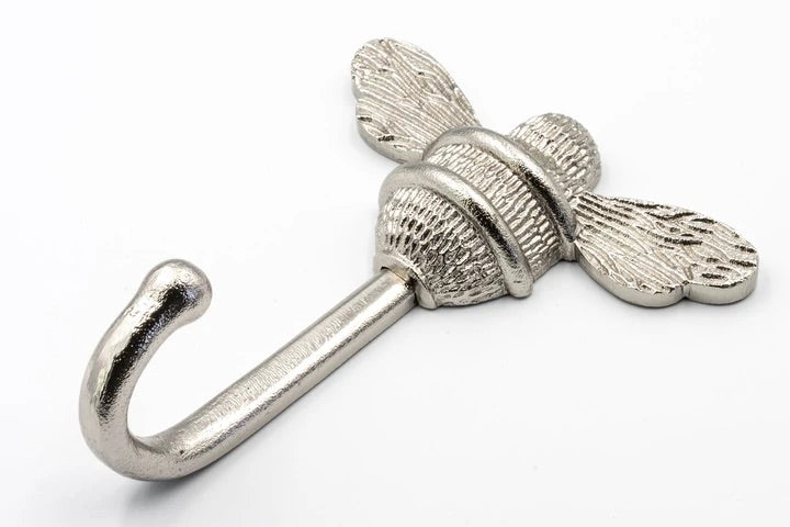 Bumblebee Coat Hook - Silver Nickel