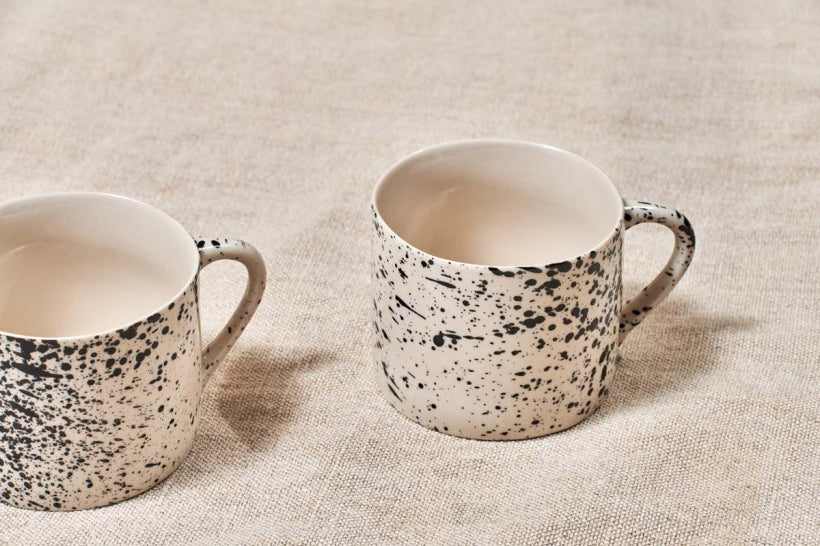 Ama Splatter Mug - Short (Set of 2)