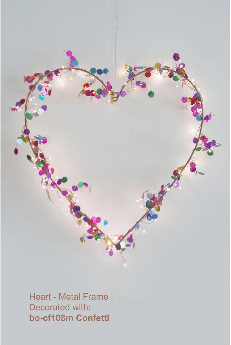 Confetti Multicoloured Garland - (Battery)