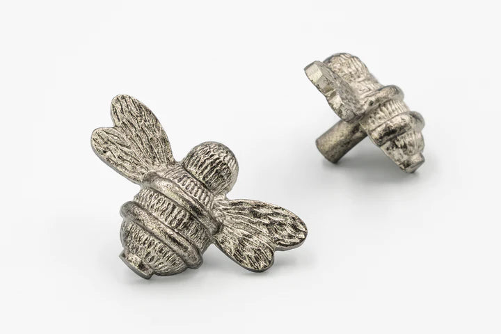 Pewter Bee Knob