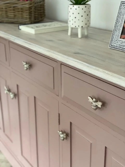 Silver Nickel Bee Knob