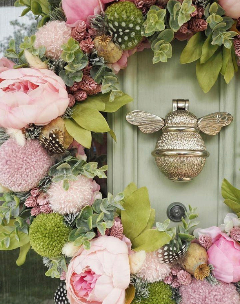 Door Knocker - Bumblebee (Nickel/Chrome) BRASS001