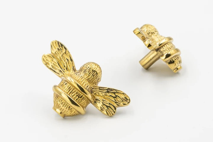 Brass Bee Knob