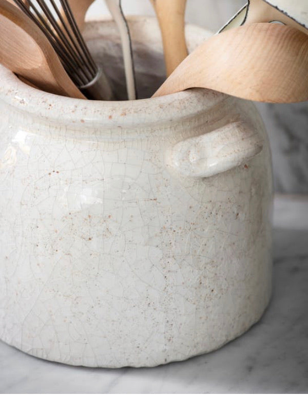 Ravello pot with handles, - Bramley & White | Upholstery, Homewares & Furniture