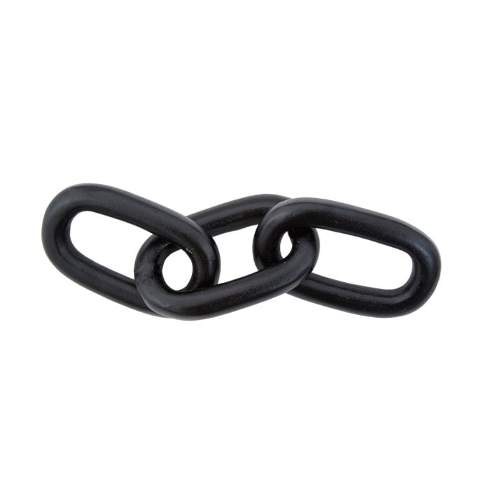 Prato Black Chain Sculpture - Large
