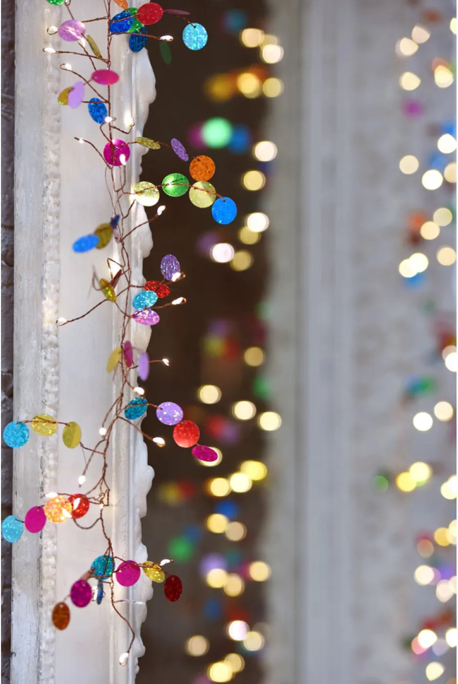 Confetti Multicoloured Garland - (Battery)