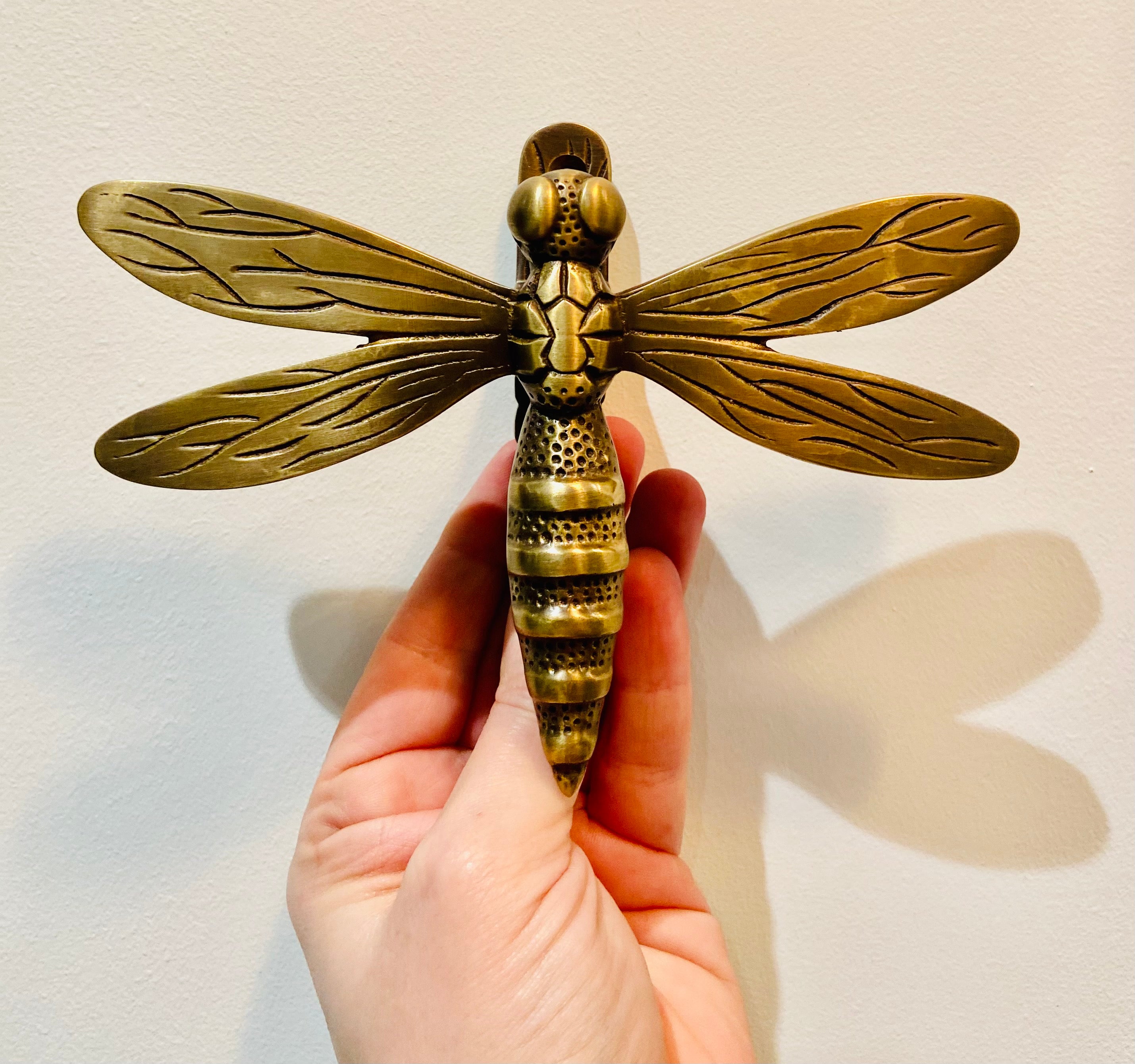 Door Knocker - Dragonfly (Bronze) - BRASS033