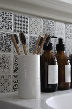 Chalk - White Tall Porcelain Pot