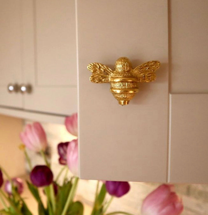 Brass Bee Knob