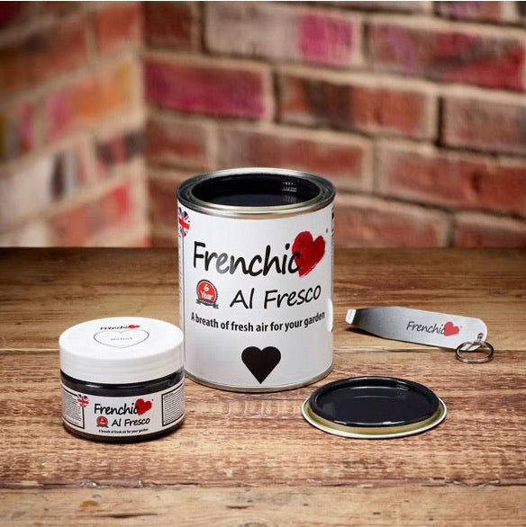 Frenchic Al Fresco paint - Blackjack 750ml, - Bramley & White | Upholstery, Homewares & Furniture