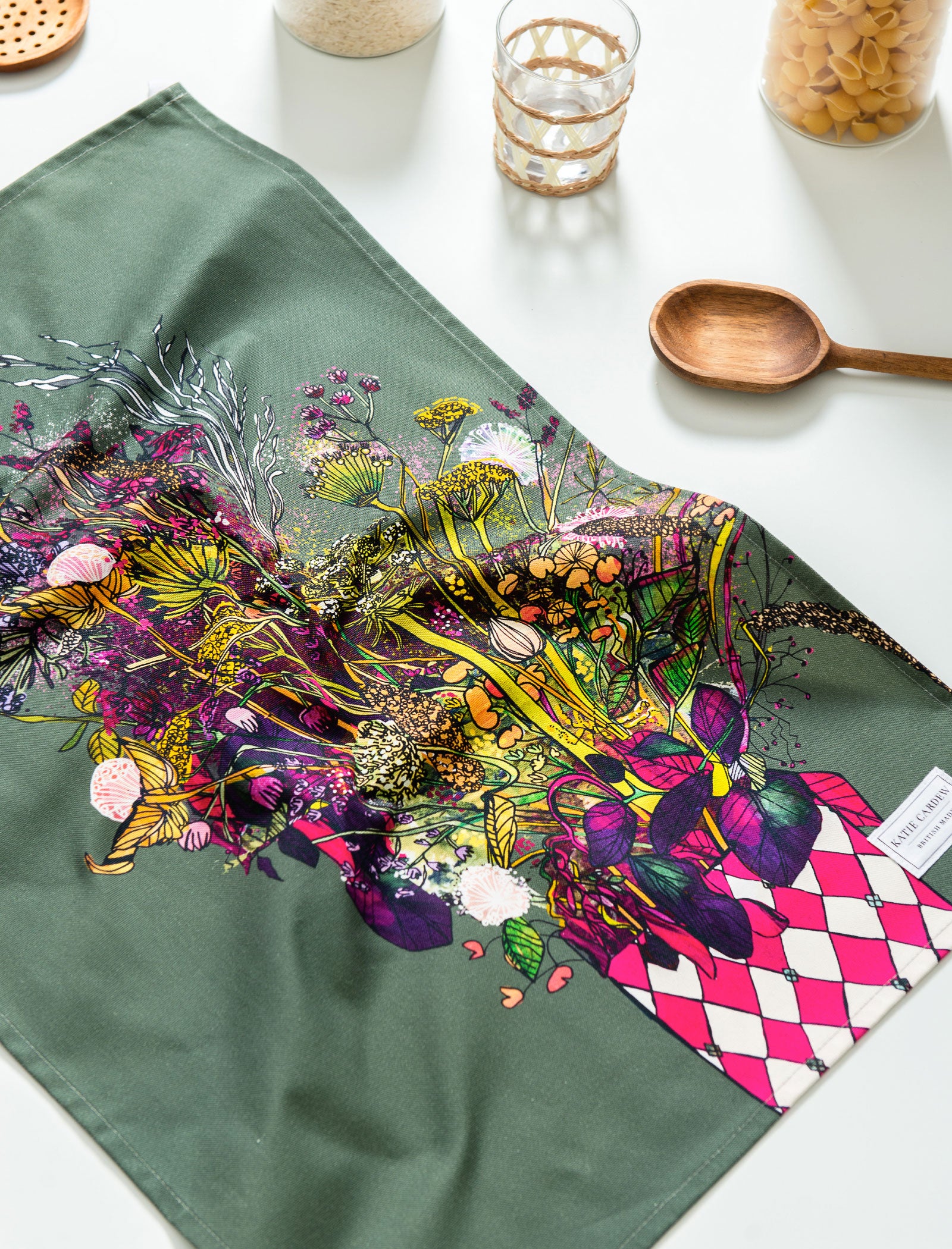 Autumn Blooms - Tea Towel