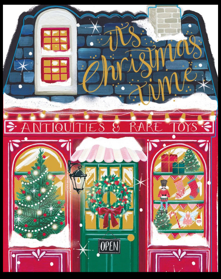 St Nicholas Street Shop Collection - Christmas Time & Rare Toys Christmas Card