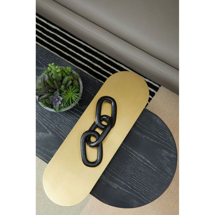 Prato Black Chain Sculpture - Large