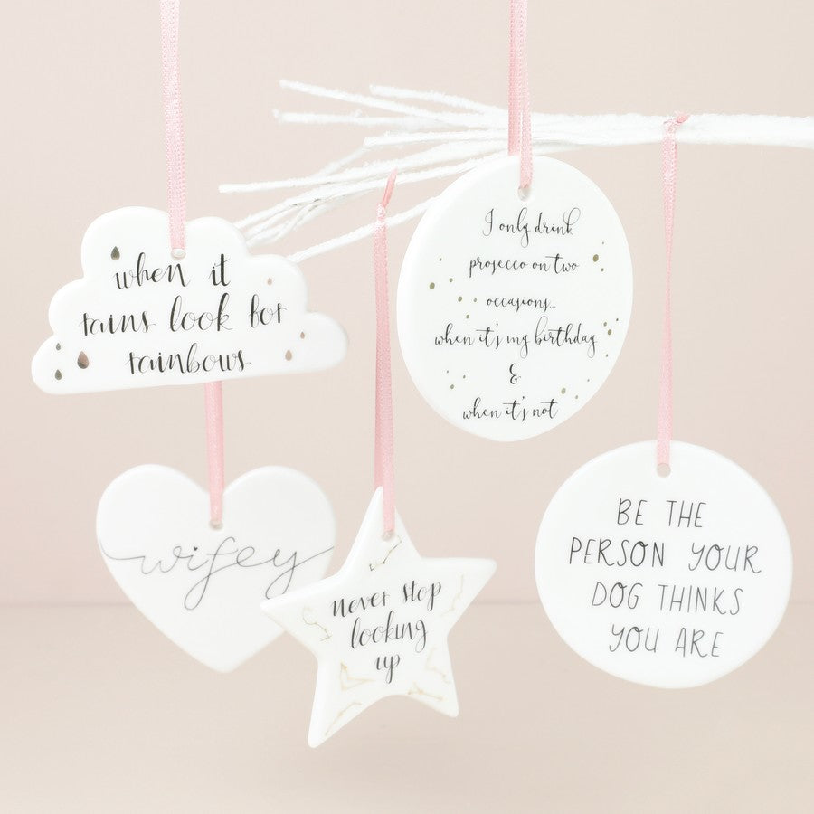 Hanging Rainbow Decoration - ‘when it rains look for rainbows’