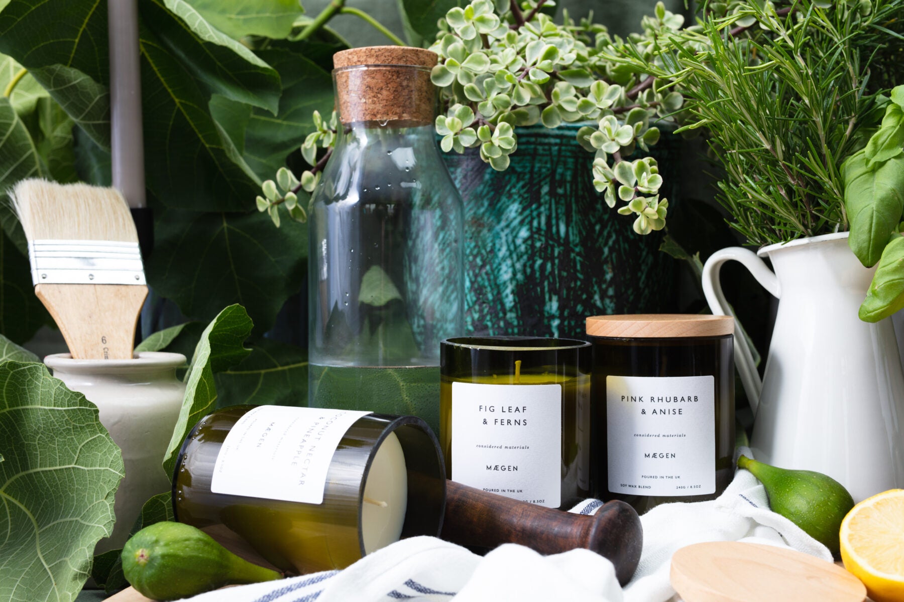 Maegen Considered Candle - Genovese Basil & Lemon